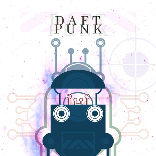 99designs community contest: create a Daft Punk concert poster Design réalisé par KEVRAUX