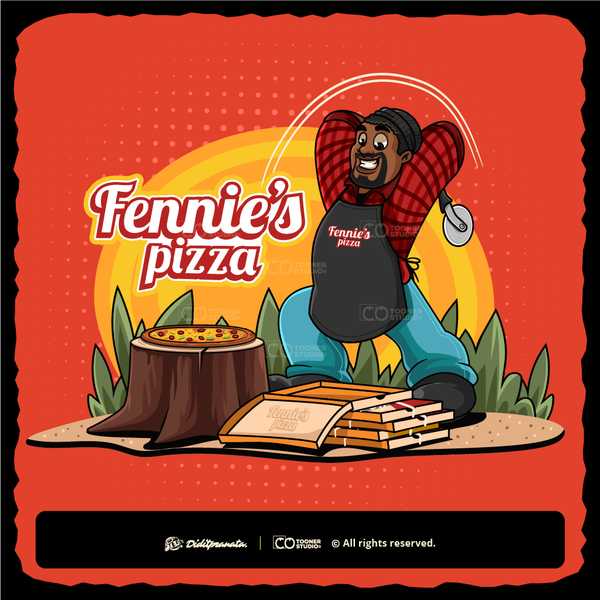 Fennie's Pizza illustration