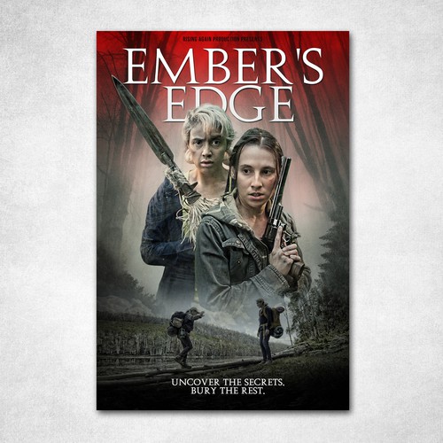 EMBERS EDGE - Captivating Movie Poster for our Thriller / Suspense / Drama Design by Rafido