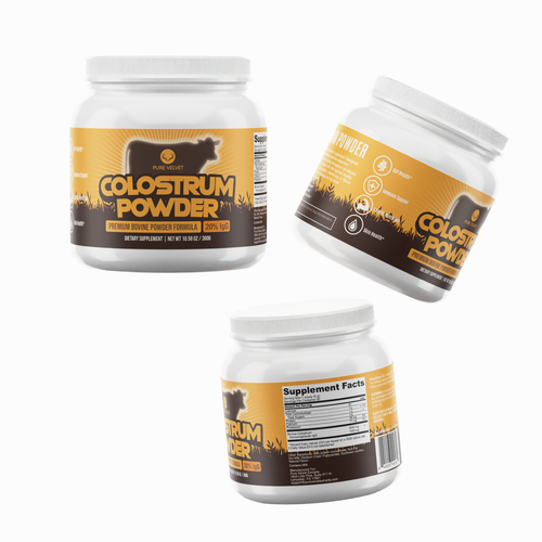 Design di Re-design Supplement Label to capture Amazon shopper attention & boost CTR - Colostrum Powder di Dem Ro
