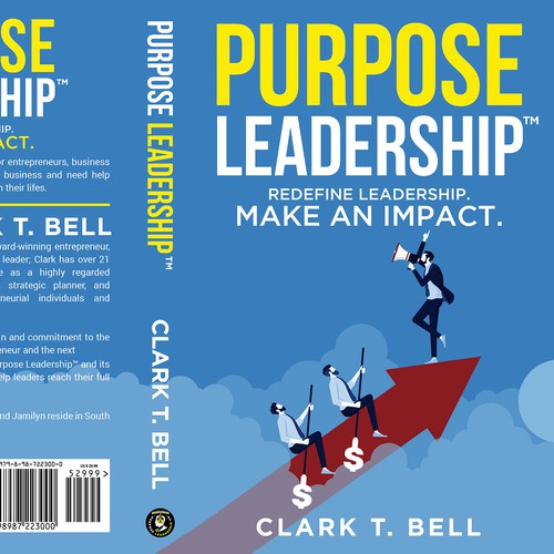 Purpose Leadership Book Cover Design by Bigpoints