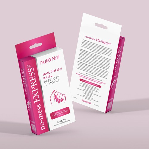 Nutra Nail Gel Remover Design by SRGrafica