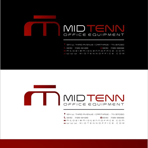 logo for Mid Tenn Office Equipment Design réalisé par Cloudsidea