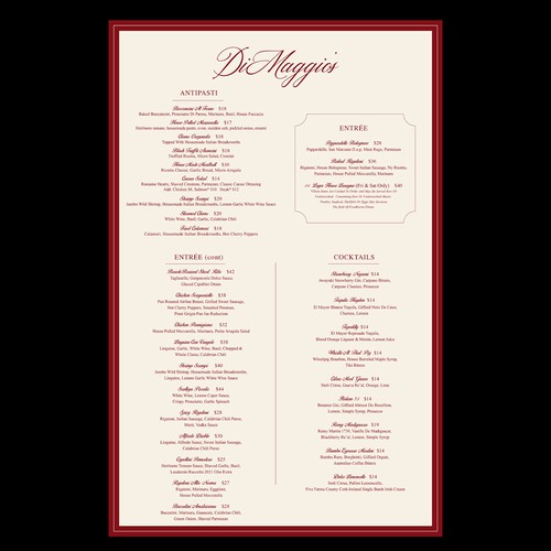 New Italian Restaurant needs logo & menu design Design by Spike Spiegel