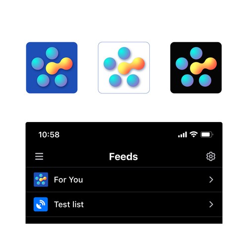 For You social media algorithm icon (app icon) Design by MarcMart7