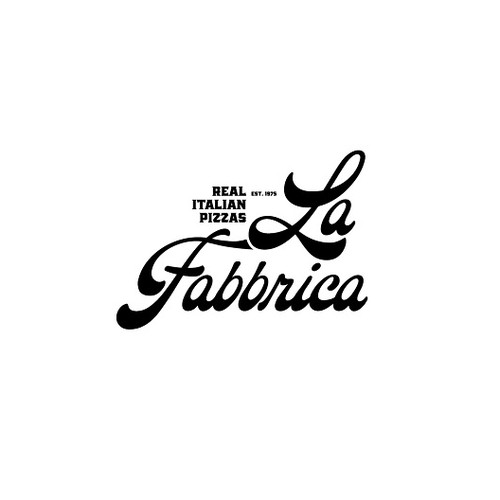 We need a powerful logo for our pizza production - La Fabbrica Réalisé par mizhtien