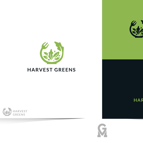 New Fast Casual Greens Based Food Concept Design our Signage, Logo to launch our concept Design by M.G. designs