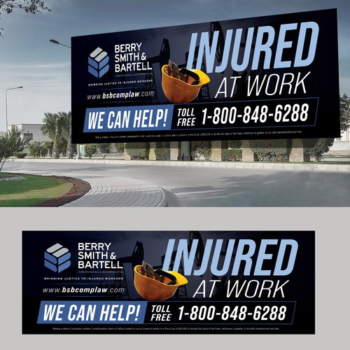 Law Firm Billboard Design by Create4Design