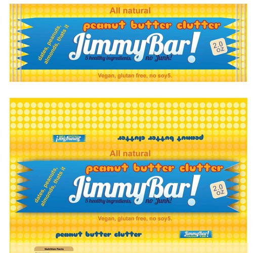 JimmyBar! needs a new product label Design by Dimadesign