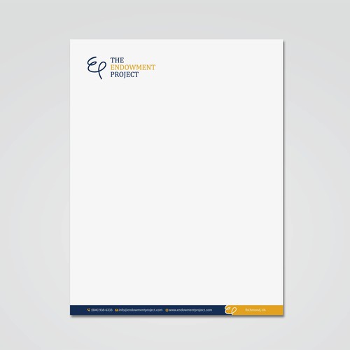 Clean, simple note design, The Endowment Project Design by Tcmenk