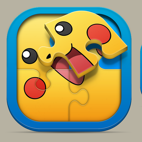 iOS app icon for jigsaw puzzle game | Icon or button contest