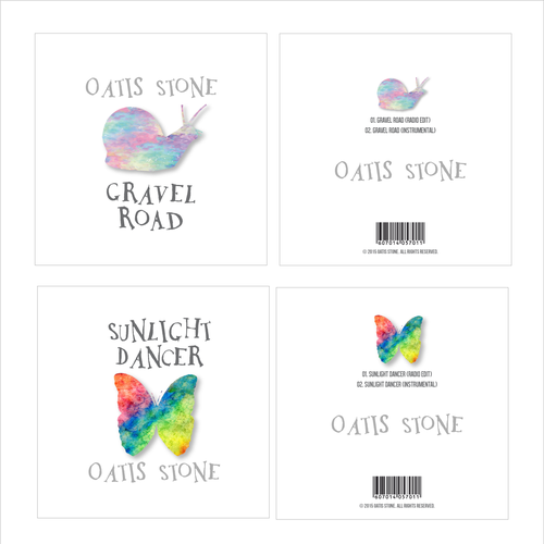 Twin "Single" Album Covers Design Design by ALOTTO