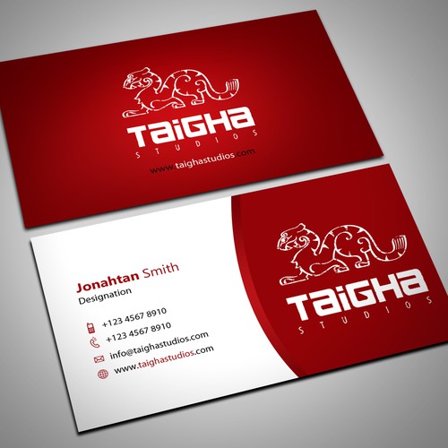 New business Card for Taigha Studios Réalisé par conceptu