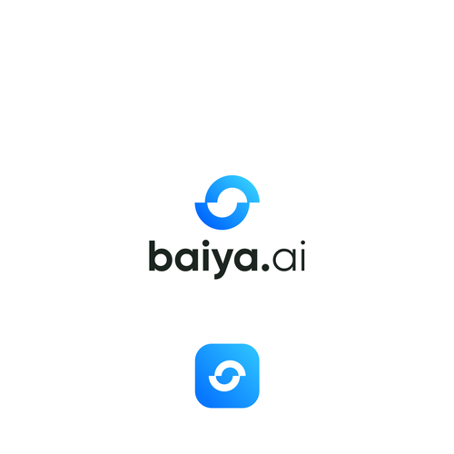 Modern logo for an AI-powered mobile app Design by wiana