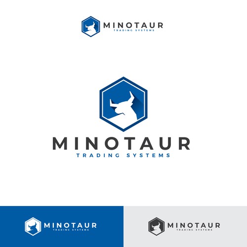 Powerful bull inspired logo for automated trading systems Diseño de Arsart Design