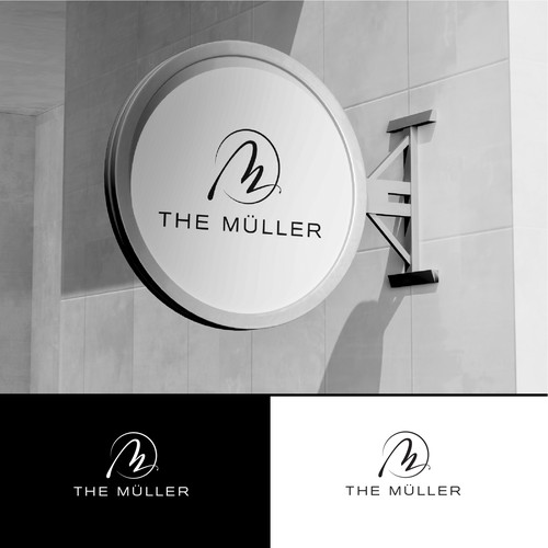 Want a challenge? Use the umlaut  - create a luxury logo for an apt building – The Müller Design by S.H Designs