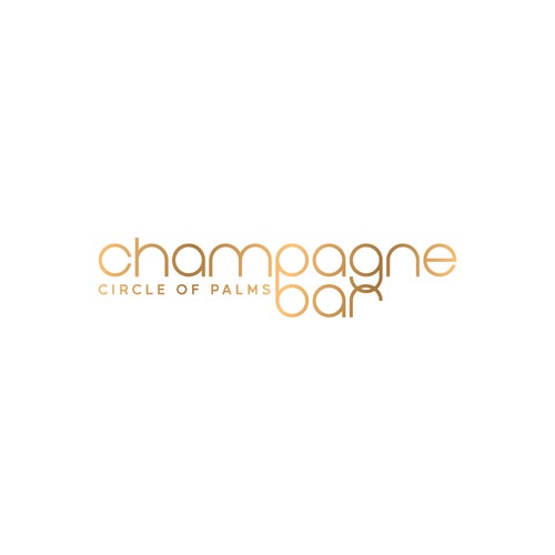 Luxury and modern Champagne Bar logo Design by TheLogo69