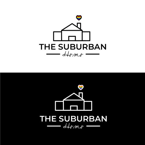 logo for lifestyle site of a thirty-something gay guy living in the burbs Design by cgfx.eth
