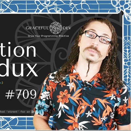 Video (YouTube etc.) Thumbnail Template for Software Development Screencast Episodes Design by NOAKA