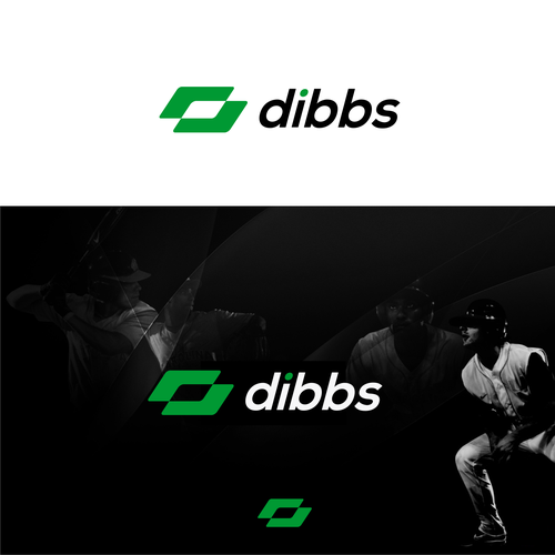 Dibbs - logo for fractional sports card trading market Design by Logophia