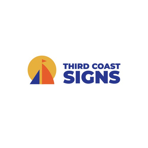 New vibrant business logo and branding for a sign making company serving Chicago Design by Azwar_Design®
