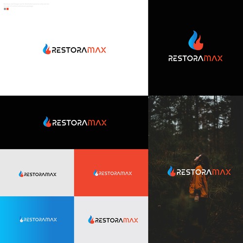 Restoration Company Branding. Design by slidoaspire