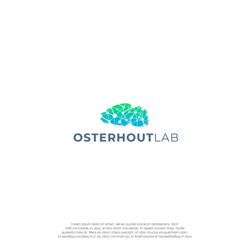 Logo for a scientific lab studying how the immune system communicates with the brain Design by oakbrand™