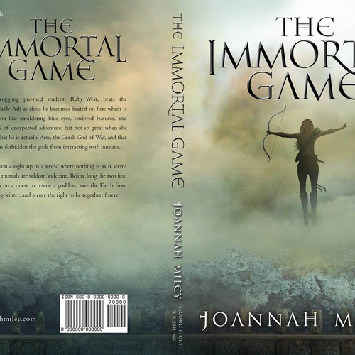 Unique book cover for suspenseful paranormal-romance novel! Design by PINTADO