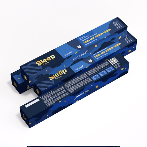 Design a new box for Curocaps! Design by CUPEDIUM