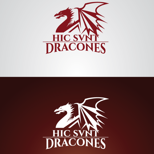 Here are Dragons/ Hic Svnt Dracones | Logo design contest