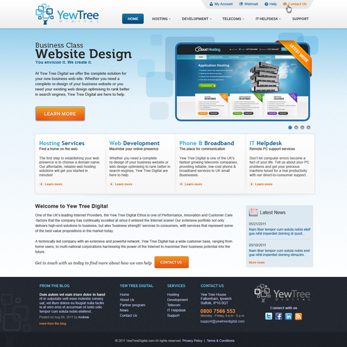 Yew Tree Digital Limited needs a new website design Design by netGuruMedia