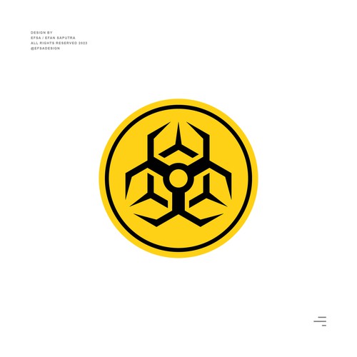 AI Warning/Hazard Symbol Design by Efsa