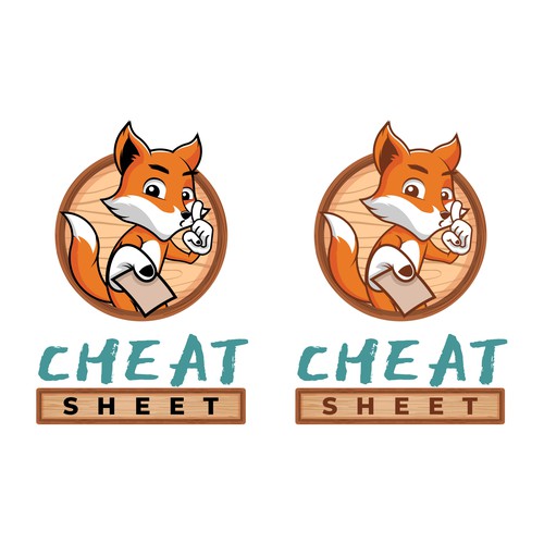 Unique descriptive combo mascot Logo that embodies the action of cheating on a test & shortcuts Design von DevDevit   ★ ★ ★ ★ ★
