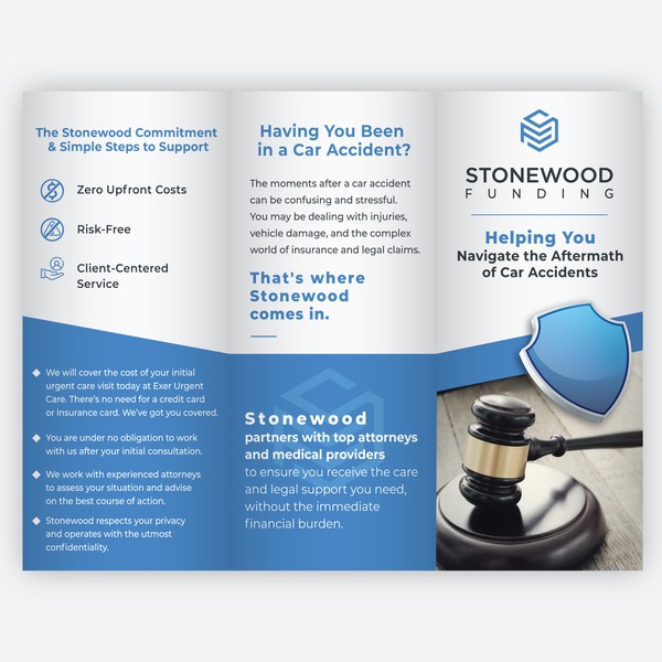 Trifold for law firm