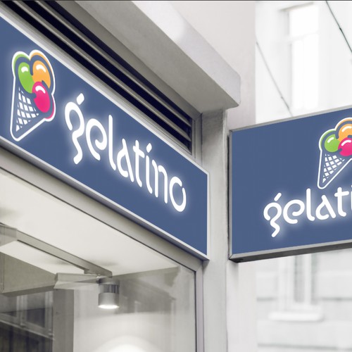 We need a creative interesting logo for gelato shop "Gelatino" Design by ACorso