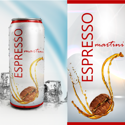 Logo / Product Design for new Espresso Martini beverage Design by morgan marinoni