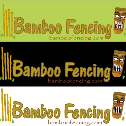 Logo for Bamboo Fencing.com Design by Nicho