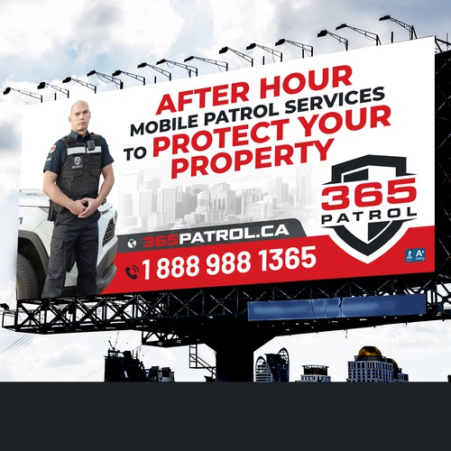 I need a billboard design for a Security Guard Company Design by GrApHiC cReAtIoN™