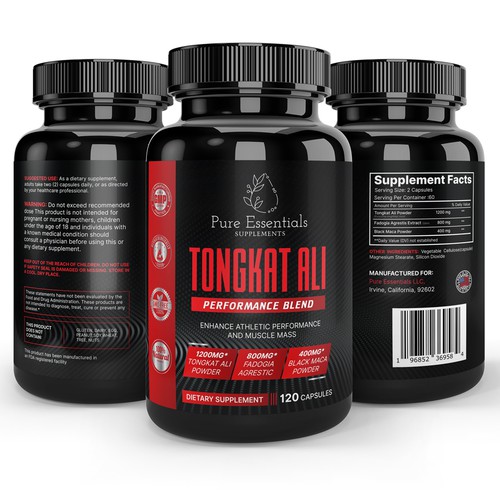 Design di Design a modern product label for my supplement bottle di sazzad_abir