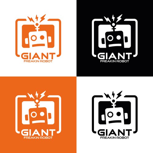 Minimalist, Classy Giant Robot Logo Wanted Design by tdesign.taner