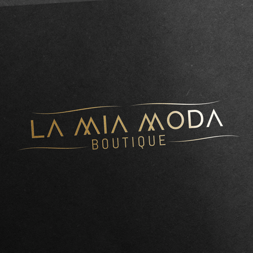 Logo design for la mia moda boutique Logo design contest 99designs