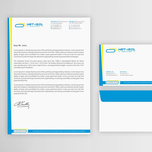 Implement the new logo on all our business papers Design von Dipenshah