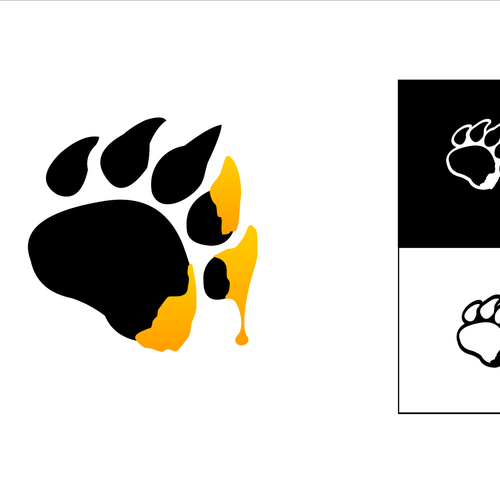 Bear Paw with Honey logo for Fashion Brand Design por Mychaosdesign