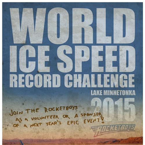 Create event poster for World Record Speed Event! Design by Parip
