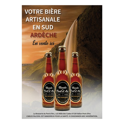 Poster for craft beer Design by Miljana_Djokic