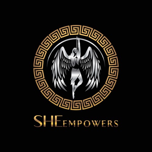 SHEempowers - luxurious design of a woman preferrably in some kind of a circle to appeal to women professionals Design by eMbo