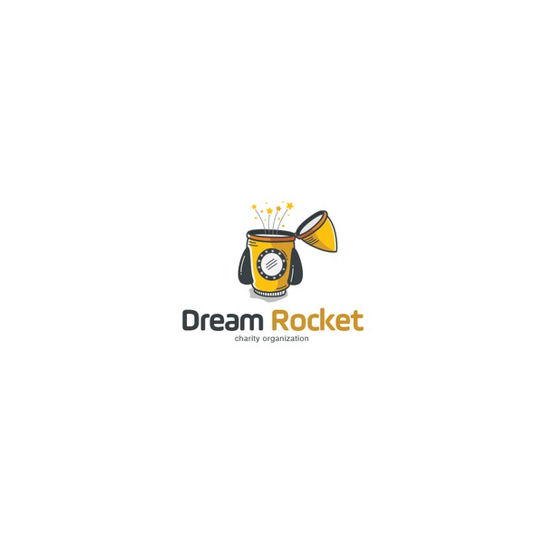 Cartoon Logo for Dream Rocket