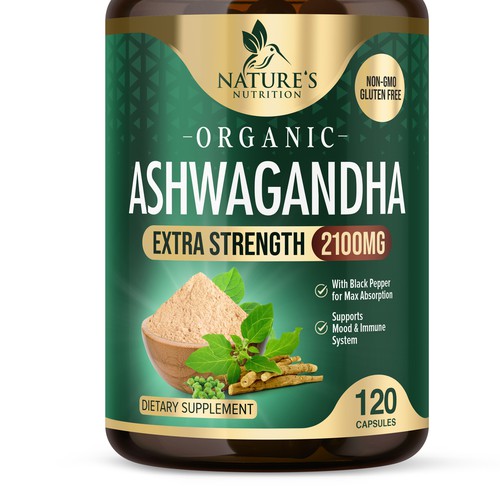 Ashwagandha Design Needed for Nature's Nutrition Design by UnderTheSea™