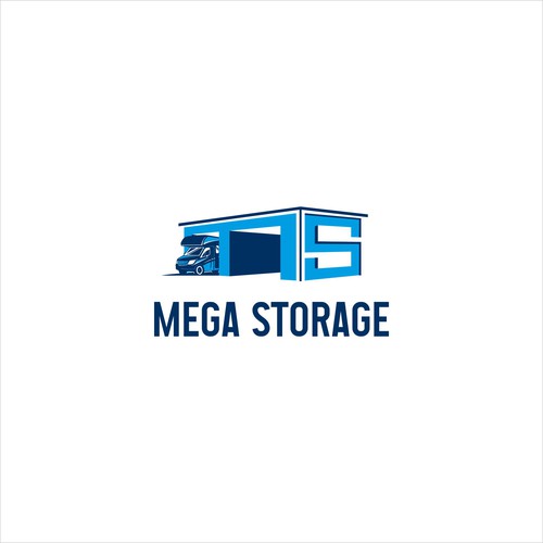 Mega Storage, a RV and boat storage facility needs a logo. Design by alayya