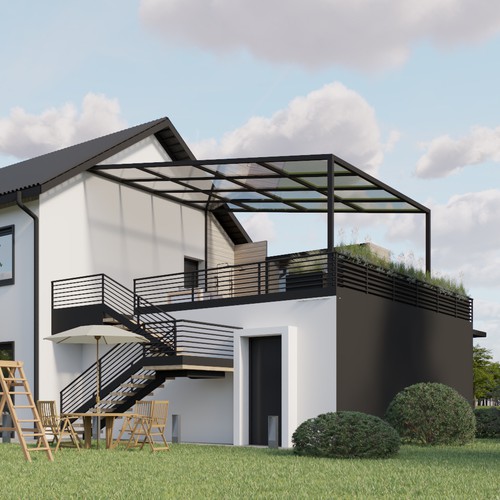 Ideation: Roof Top Terrace Design by Muzaena